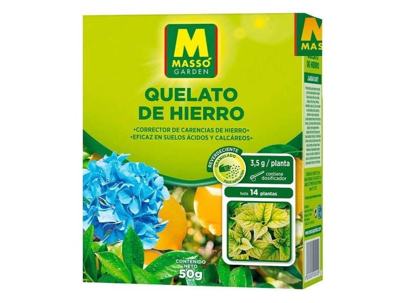 Растителен тор Massó Quelato de Hierro (50 g)