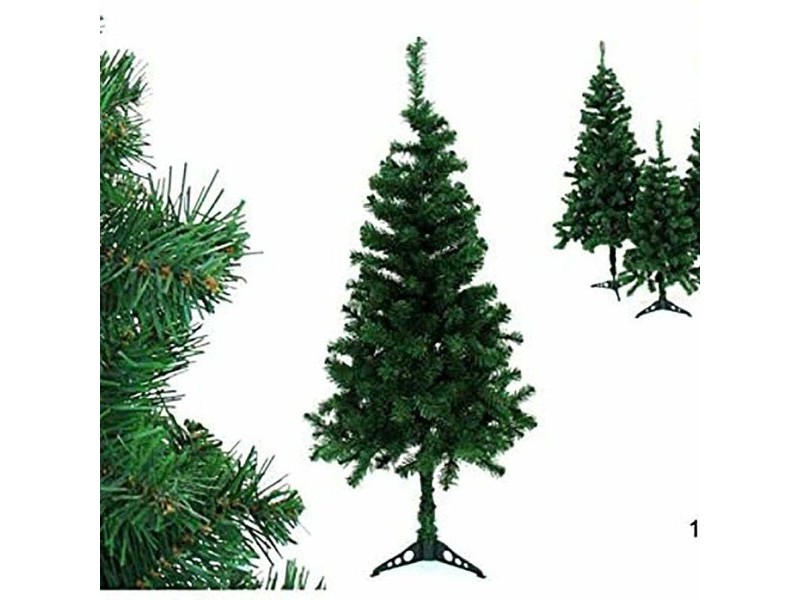 Коледно дърво Зелен PVC полиетилен 70 x 70 x 150 cm