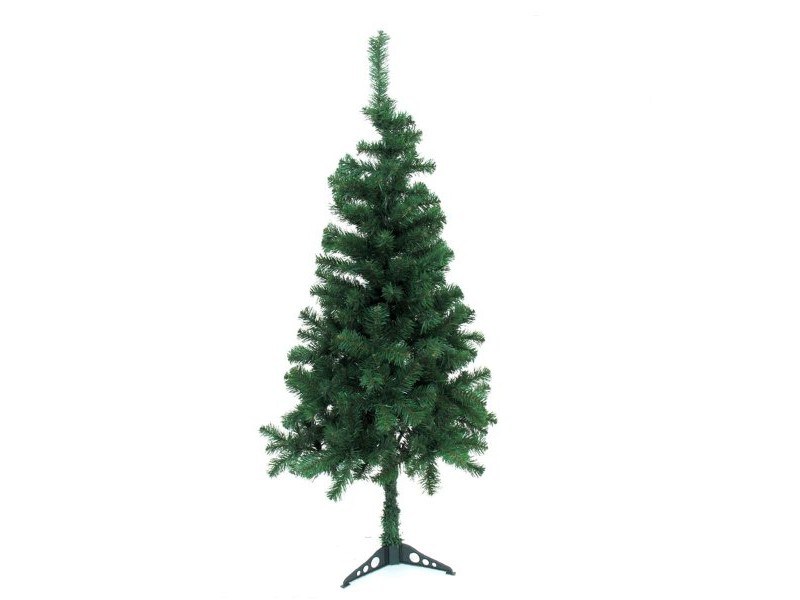 Коледно дърво Зелен PVC полиетилен 90 x 90 x 180 cm