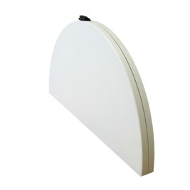 Сгъваема масичка Бял HDPE 154 x 154 x 74 cm