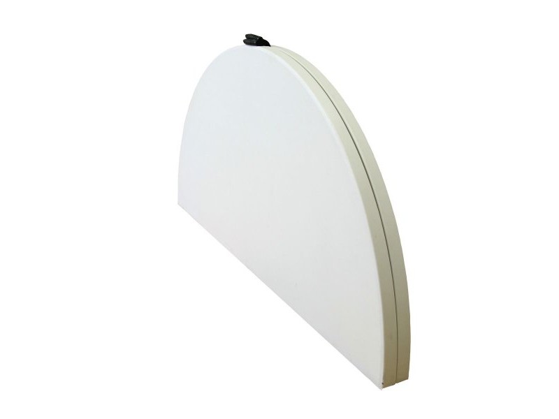 Сгъваема масичка Бял HDPE 154 x 154 x 74 cm