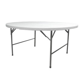 Сгъваема масичка Catering Бял 122 x 122 x 74 cm