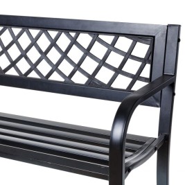 Пейка Viko 115 x 51 x 74 cm Черен Стомана Градина
