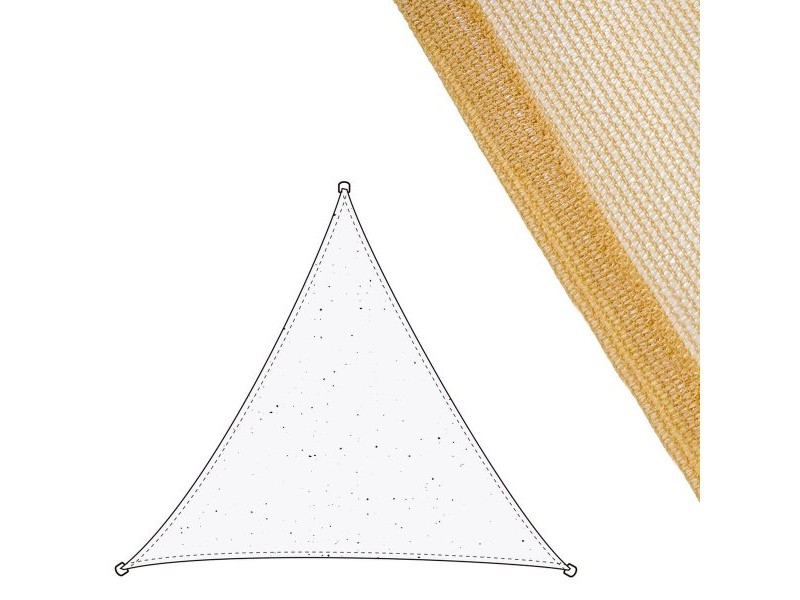 Сянка платна Vela sombreo Бежов 3 x 3 m 300 x 300 x 0,5 cm Тента