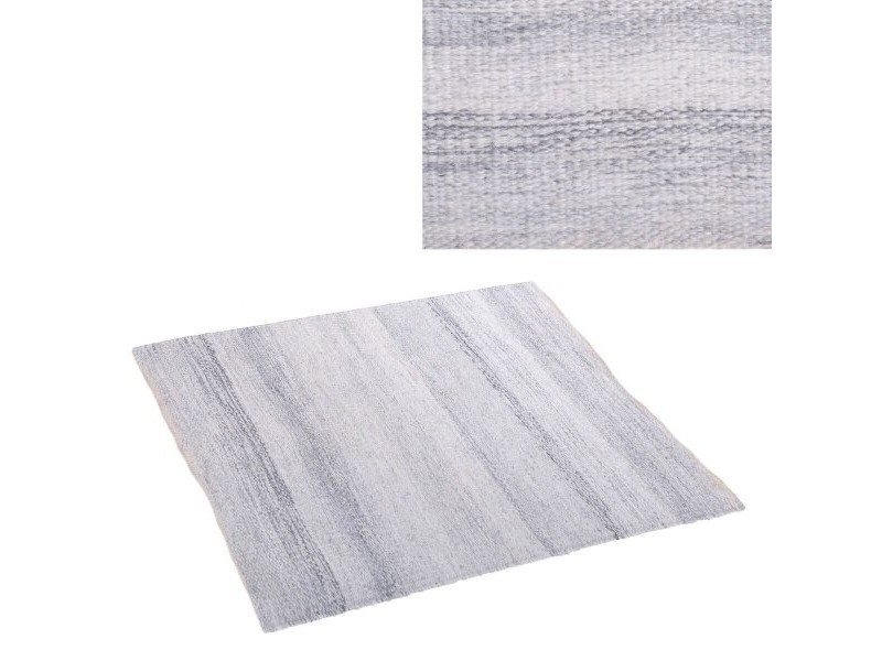 Килим за Открито Goa 160 x 230 x 0,5 cm PET Бял/Сив