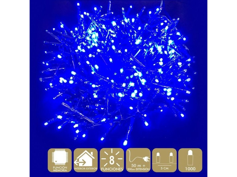 Гирлянда от LED Светлини Син 25 X 20 X 18 CM