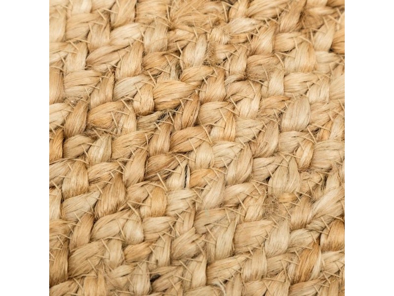 Килим 120 x 120 x 1 cm Естествен Юта