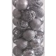 Коледни топки Сребрист Пластмаса 5 x 5 x 5 cm (30 броя)