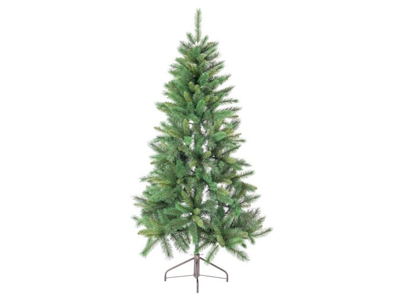 Коледно дърво Зелен PVC Метал полиетилен 120 x 120 x 210 cm
