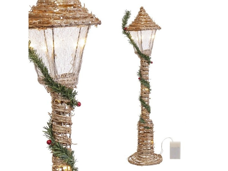 Улично осветление Зелен Златен Latern 20 x 20 x 90 cm