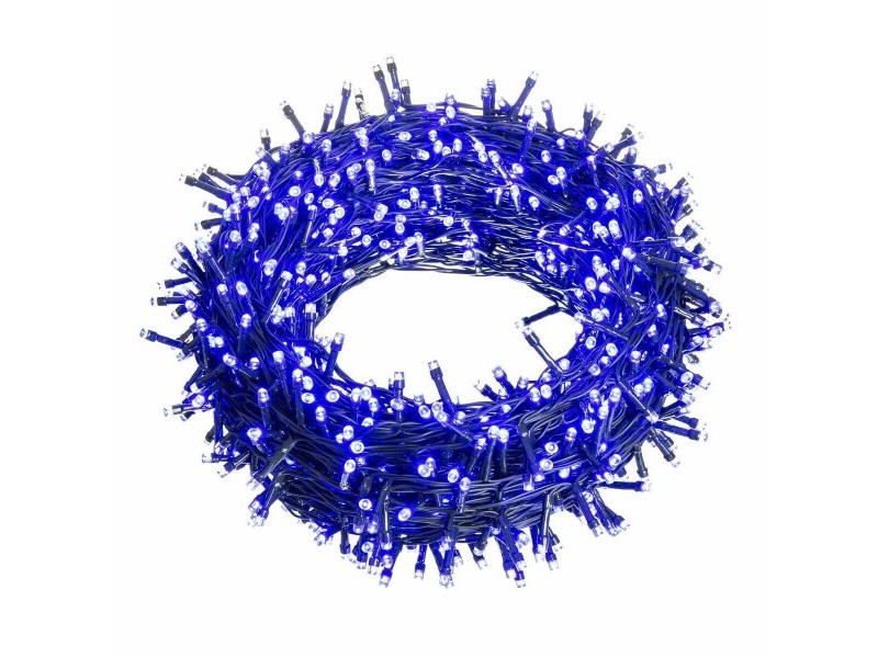 Гирлянда от LED Светлини 3,6 W Син Бял 5 m 14 x 10 x 12 cm