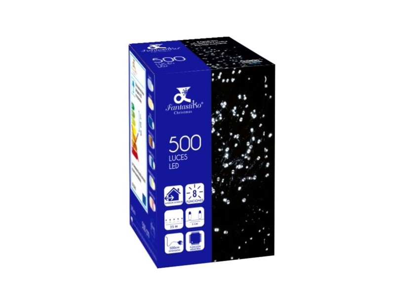 Гирлянда от LED Светлини 6 W Син Бял 25 m 24 X 14,5 X 12 CM