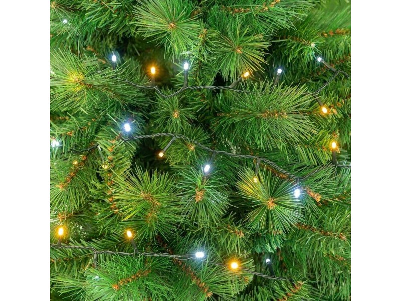 Гирлянда от LED Светлини 6 W Бял Топло Бяло 25 m 24 X 14,5 X 12 CM