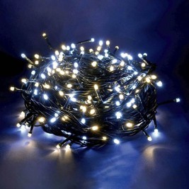 Гирлянда от LED Светлини 6 W Бял Топло Бяло 50 m 25 X 20 X 18 CM