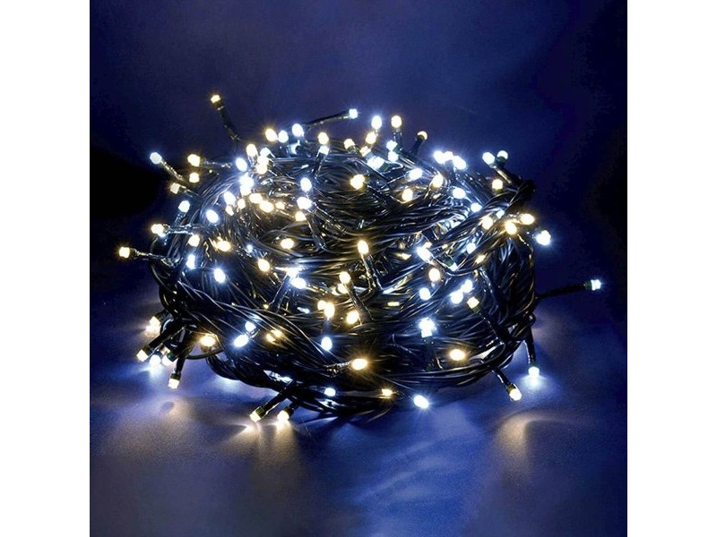 Гирлянда от LED Светлини 6 W Бял Топло Бяло 50 m 25 X 20 X 18 CM