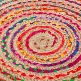 Килим 120 x 120 x 1 cm Многоцветен Юта