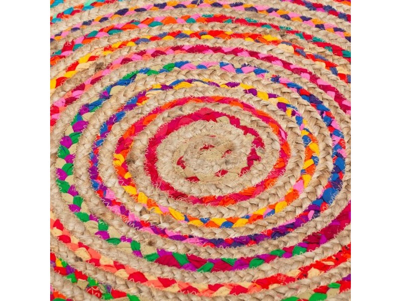 Килим 120 x 120 x 1 cm Многоцветен Юта