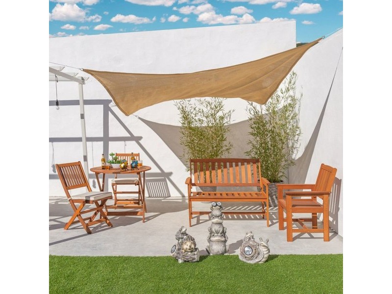 Сянка платна Vela sombreo Бял 3 x 3 m 300 x 300 x 0,5 cm Тента