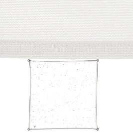 Сянка платна Vela sombreo Бял 5 x 5 m 300 x 300 x 0,5 cm Тента