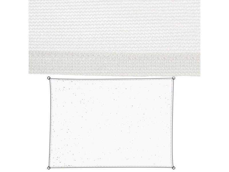 Сянка платна Vela sombreo Бял 350 x 1 x 500 cm