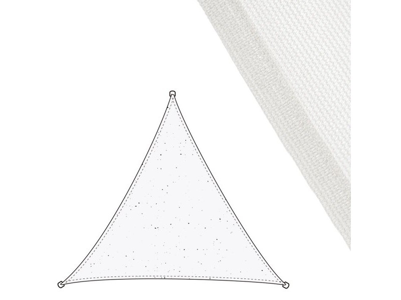 Сянка платна Vela sombreo Бял 3 x 3 m 300 x 300 x 0,5 cm Тента