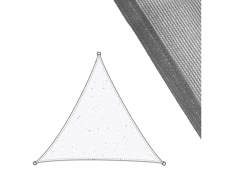 Сянка платна Vela sombreo Сив 3 x 3 m 300 x 300 x 0,5 cm Тента