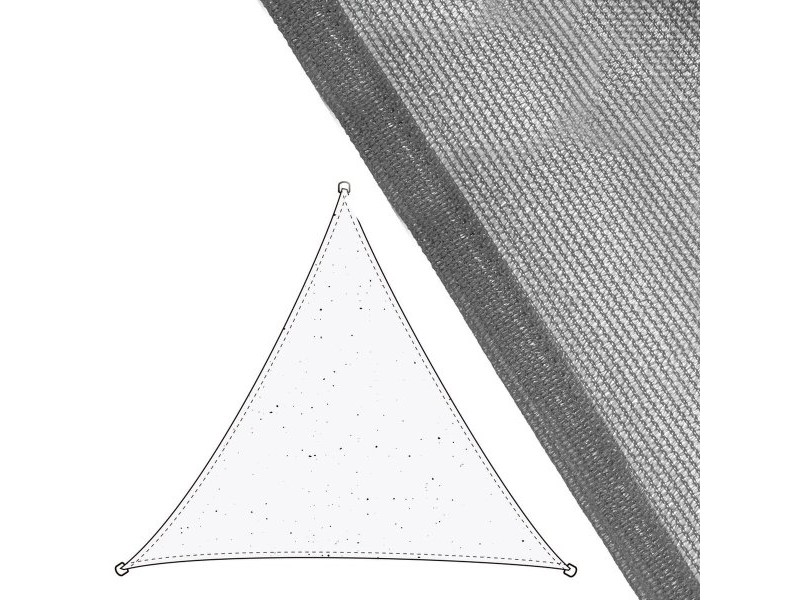 Сянка платна Vela sombreo Сив 5 x 5 m 500 x 500 x 0,5 cm Тента