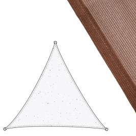Сянка платна Vela sombreo Шоколад 3 x 3 m 300 x 300 x 0,5 cm Тента