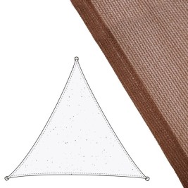 Сянка платна Vela sombreo Шоколад 3,5 x 3,5 m 350 x 350 x 0,5 cm Тента