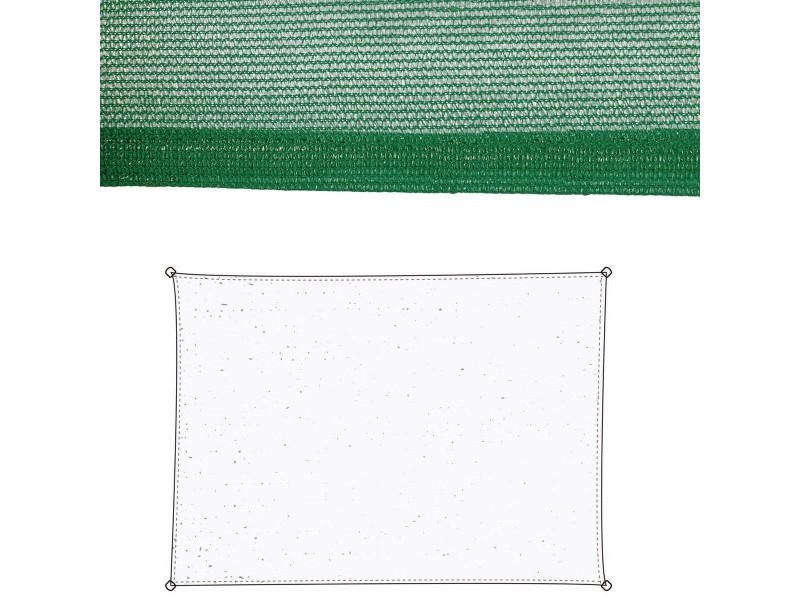 Сянка платна Vela sombreo Зелен 300 x 400 x 0,5 cm Тента