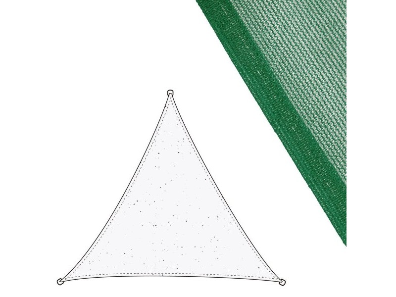 Сянка платна Vela sombreo Зелен 3 x 3 m 300 x 300 x 0,5 cm Тента