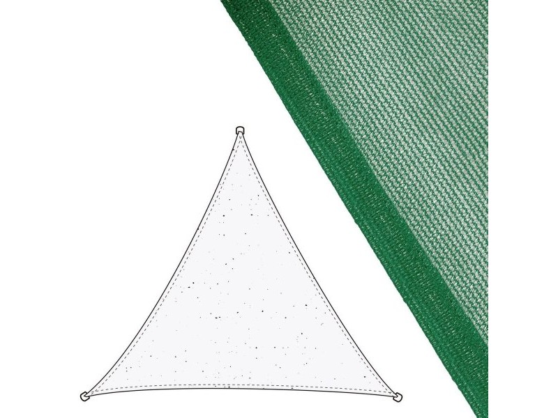 Сянка платна Vela sombreo Зелен 3,5 x 3,5 m 350 x 350 x 0,5 cm Тента