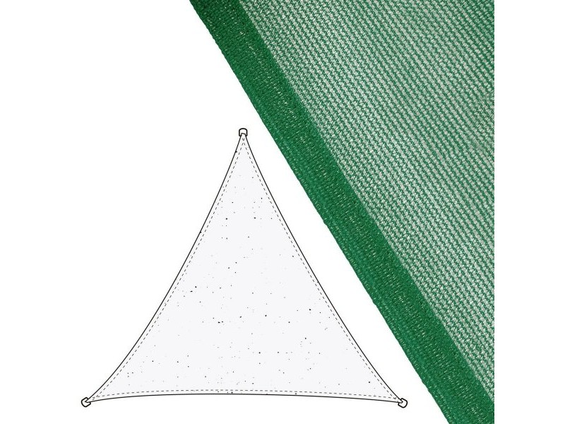 Сянка платна Vela sombreo Зелен 500 x 500 x 0,5 cm Тента