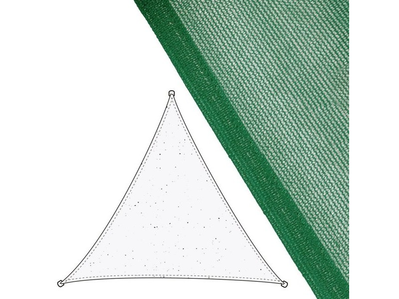 Сянка платна Vela sombreo Зелен 500 x 500 x 0,5 cm Тента