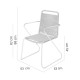Aiatool Antea 57 x 65,5 x 90 cm Въже Светло сив