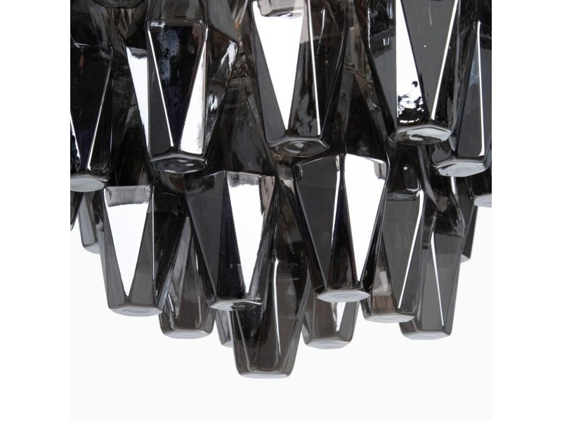 Полилей 58 x 58 x 44 cm Кристал Метал Сребро