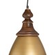 Полилей 21 x 21 x 37 cm Златен Дървен Желязо 220 V Дърво манго 240 V