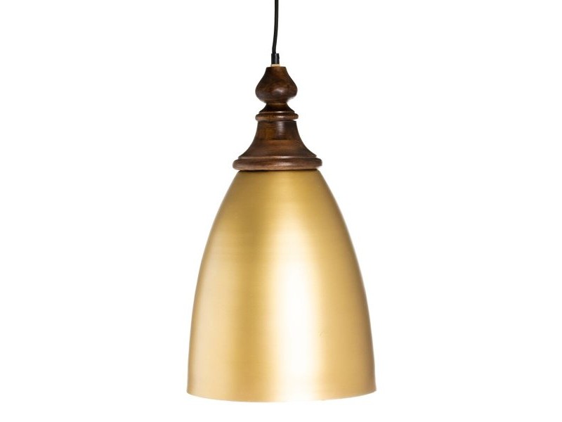 Полилей Златен Желязо Дърво манго 40 W 220-240 V 30 x 30 x 53 cm