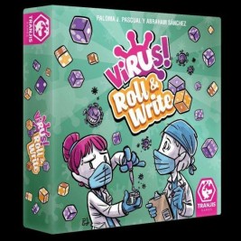 Настолна игра Tranjis Games Virus! Roll & Write