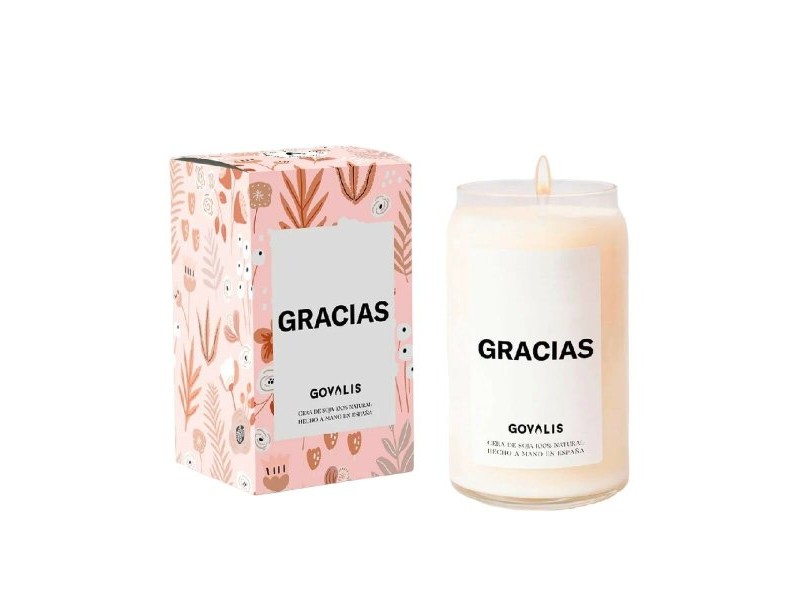 Ароматизирана Свещ GOVALIS Gracias (500 g)