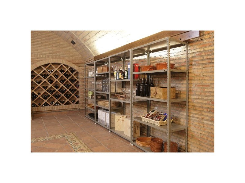 Лавица Simon Rack Comfort Plus 5/500 200 x 100 x 50 cm Естествен Метал 5 Рафтове 100 kg Лавица Simon Rack Comfort Plus 5/500 200 x 100 x 50 cm Естествен Метал 5 Рафтове 100 kg