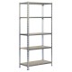 Лавица Simon Rack Дървен 167,4 X 71 X 31 CM Сив 5 Рафтове