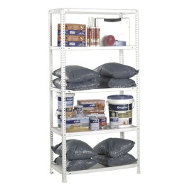 Лавица Simon Rack Comfort Plus 5/400 Бял 200 x 100 x 40 cm Метал 5 Рафтове 100 kg