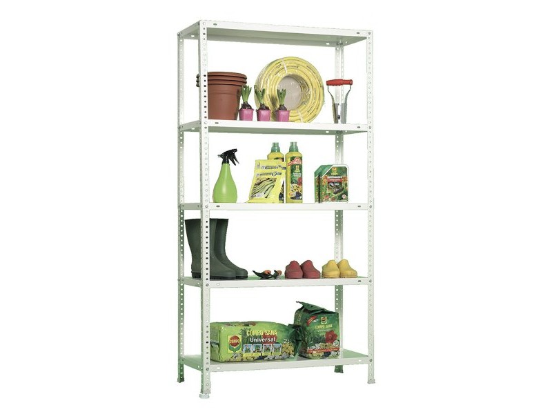 Лавица Simon Rack Comfort Plus 5/400 Бял 200 x 100 x 40 cm Метал 5 Рафтове 100 kg
