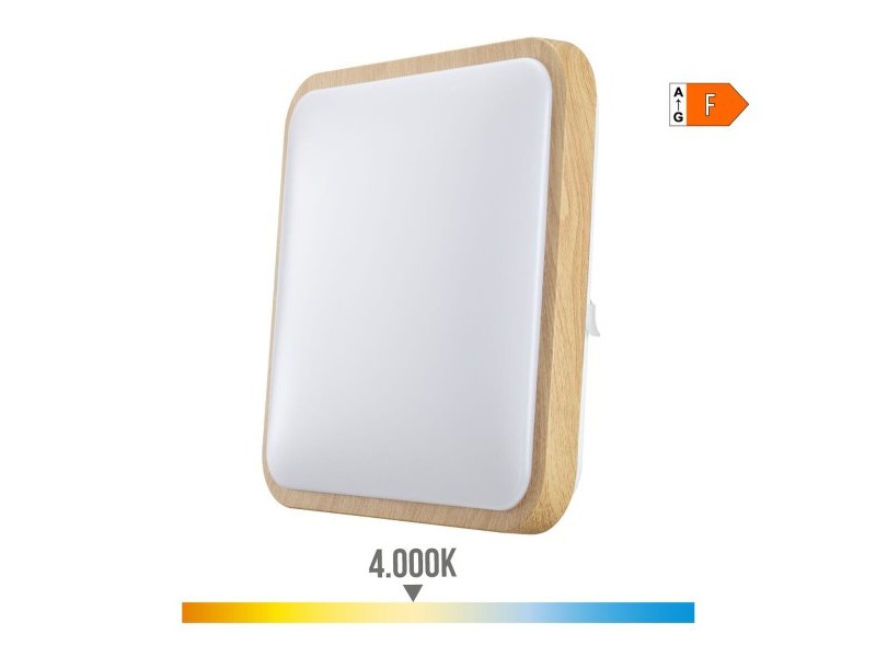 LED Таванен Аплик EDM 32541 F 18 W 1820 Lm Квадратек Повърхност (4000 K)