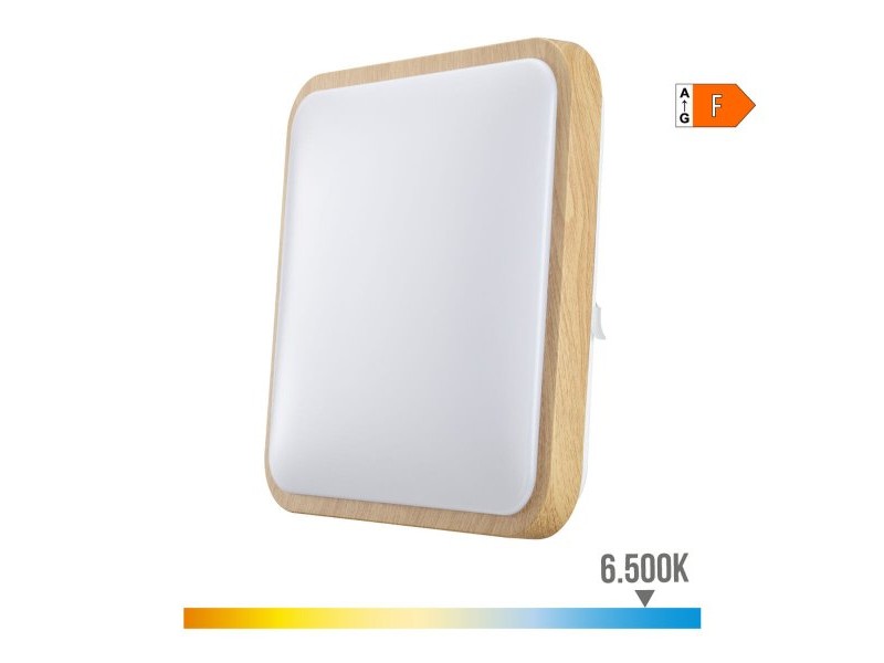 LED Таванен Аплик EDM 32542 F 18 W 1820 Lm Квадратек Повърхност (6400 K)