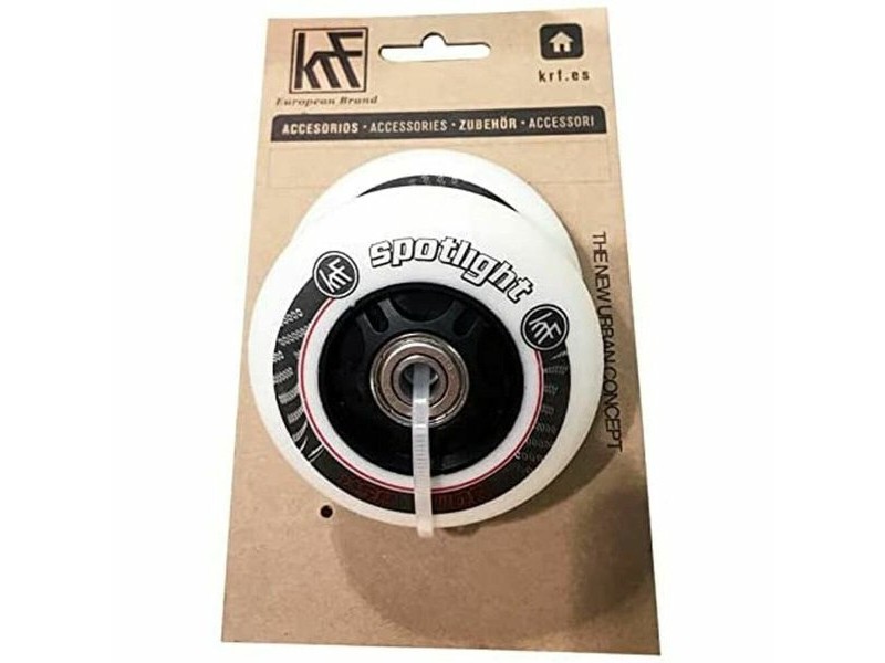 Колела Spotlight LED KRF 72 MM Бял