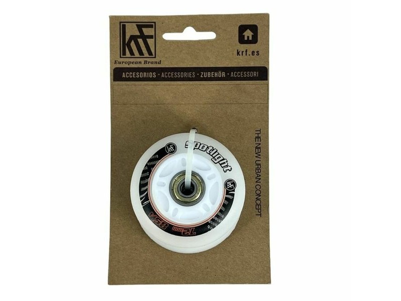 Колела Spotlight LED KRF 72 MM Бял