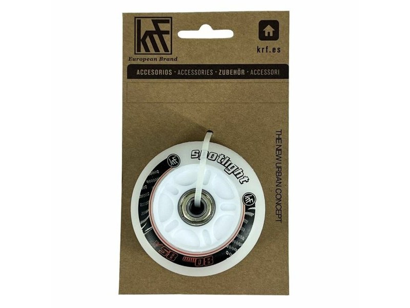 Колела Spotlight LED KRF 80 MM Розов
