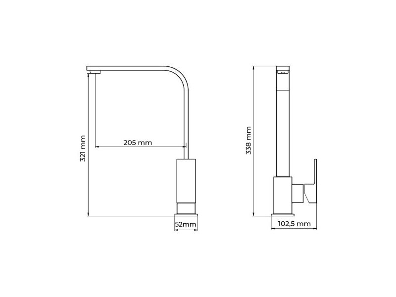 Смесител EDM 01194 Getaria Сребрист Неръждаема стомана Месинг цинк 5,2 x 20,05 x 33,8 cm Смесител EDM 01194 Getaria Сребрист Неръждаема стомана Месинг цинк 5,2 x 20,05 x 33,8 cm